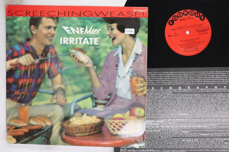 LP Record SCREECHING WEASEL - How To Make Enemies And Irritate Pe 97LOOKOUT,Looko LOOKOUT! 1994 US Rock Used
LP Record SCREECHING WEASEL - How To Make Enemies And Irritate Pe 97LOOKOUT,Looko LOOKOUT! 1994 US Rock Used
