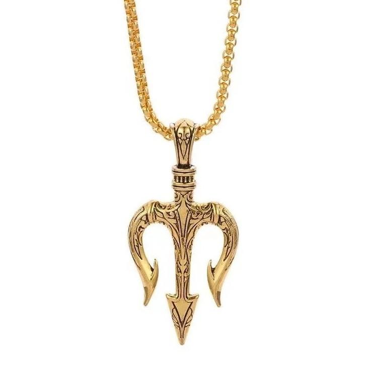 Vintage Retro Hindu God Shiva Trident Pendant Necklace Chain Unisex Men Women Fashion Gothic Amulet Talisman Jewelry Party Gift x1
Vintage Retro Hindu God Shiva Trident Pendant Necklace Chain Unisex Men Women Fashion Gothic Amulet Talisman Jewelry Party Gift x1