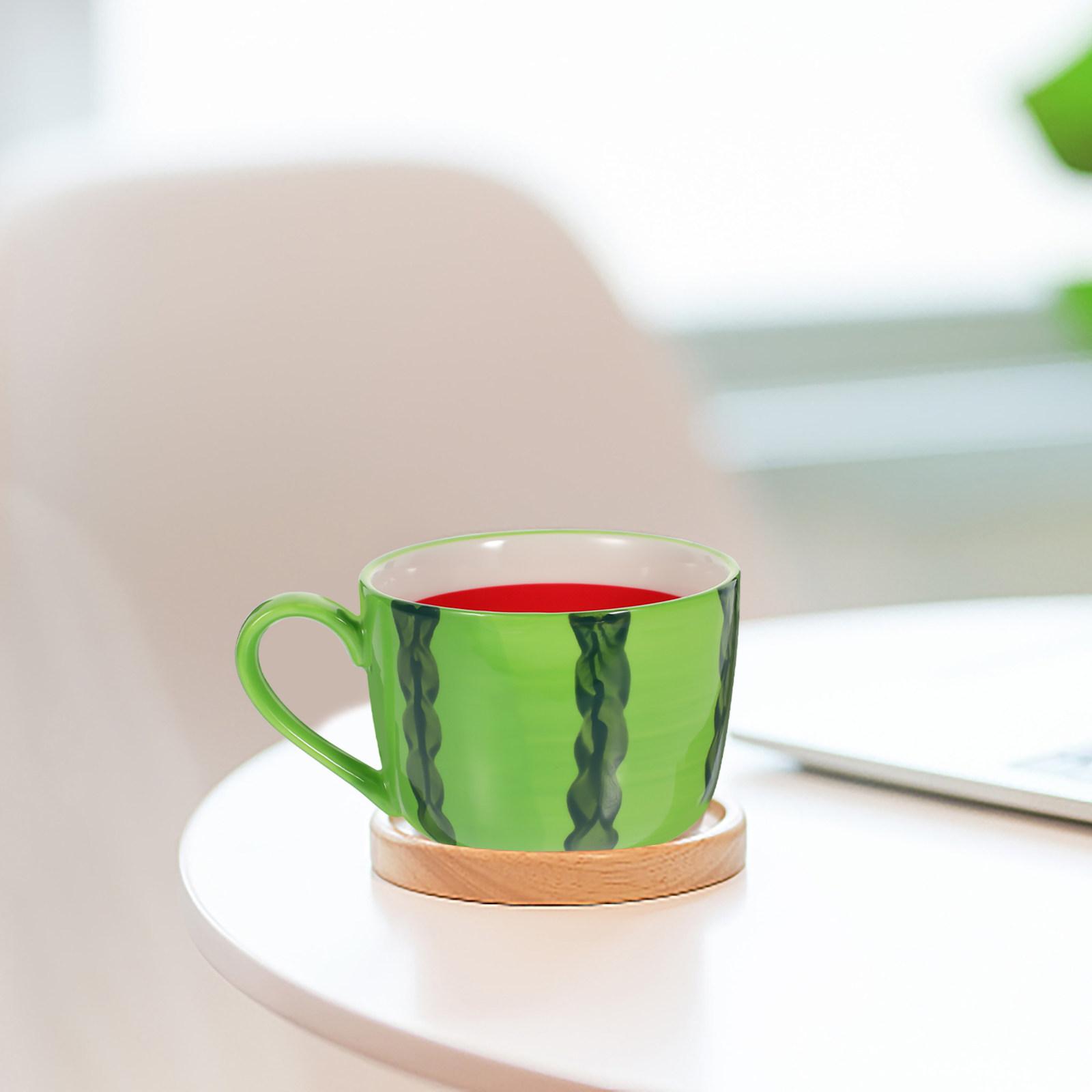Watermelon Ceramic Cup Summer Style Tea Coffee Mug Smooth Inner Wall Heat Resistant Water Drinking Cup for Home Office other
Watermelon Ceramic Cup Summer Style Tea Coffee Mug Smooth Inner Wall Heat Resistant Water Drinking Cup for Home Office other