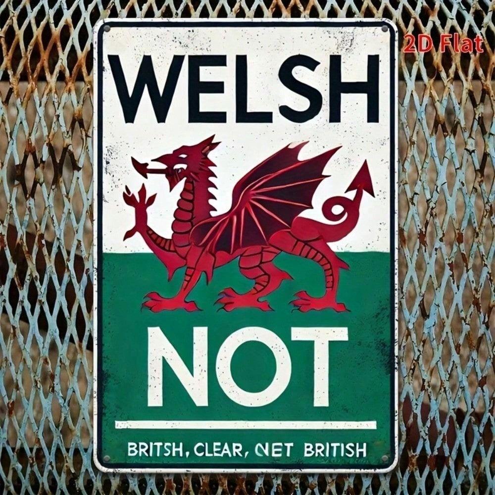 Vintage Welsh Dragon Metal Poster Red Green Welsh Not Bar Sign
Vintage Welsh Dragon Metal Poster Red Green Welsh Not Bar Sign
