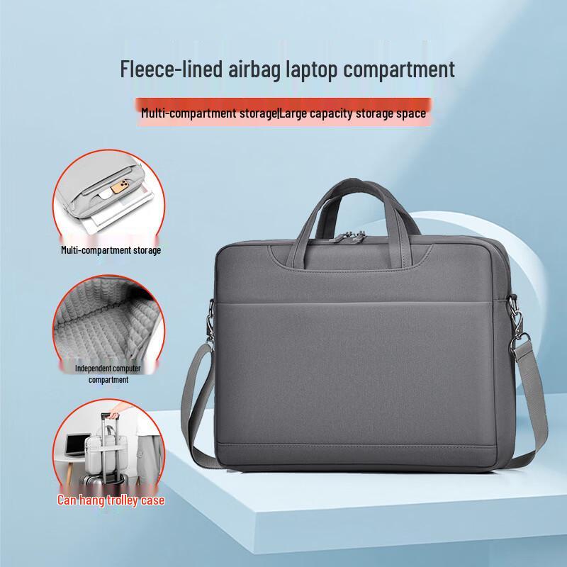 Unisex Airbag Laptop Shoulder Bag
Unisex Airbag Laptop Shoulder Bag