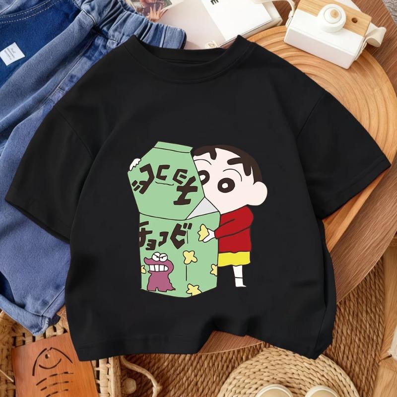 Fashionable Children s Crew Neck T-shirt, Cute Cartoon Summer Casual Top, Crayon Shin-chan for Children 160
Fashionable Children s Crew Neck T-shirt, Cute Cartoon Summer Casual Top, Crayon Shin-chan for Children 160