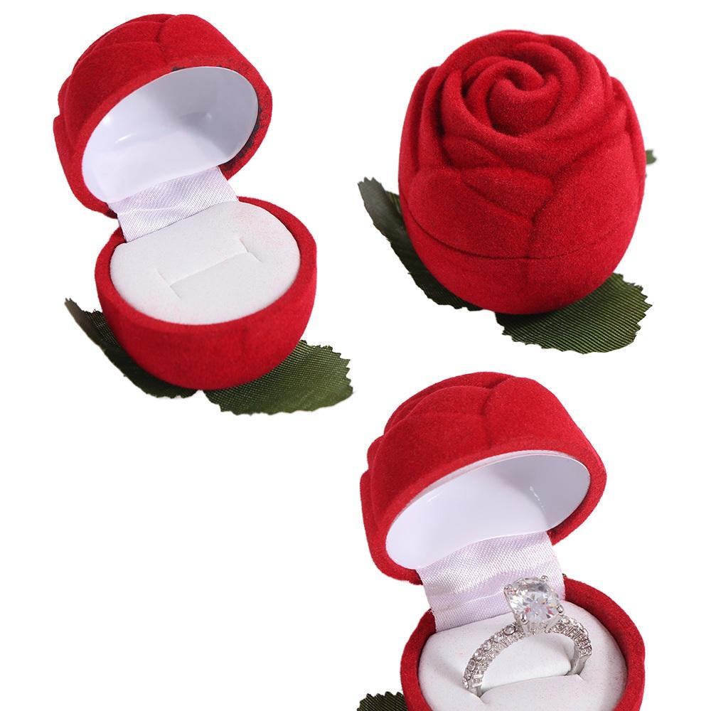 Stud Earrings Romantic Wedding Ring Holder Red Flower Stem Engagement Rings Box Gift Box Style A
Stud Earrings Romantic Wedding Ring Holder Red Flower Stem Engagement Rings Box Gift Box Style A