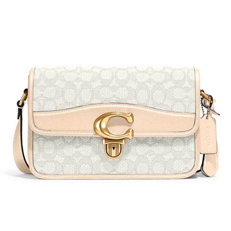 COACH Studio 25 Classic Logo Cowhide Crossbody Shoulder Bag Regular Women s Milky White Presbyopia білий
COACH Studio 25 Classic Logo Cowhide Crossbody Shoulder Bag Regular Women s Milky White Presbyopia білий