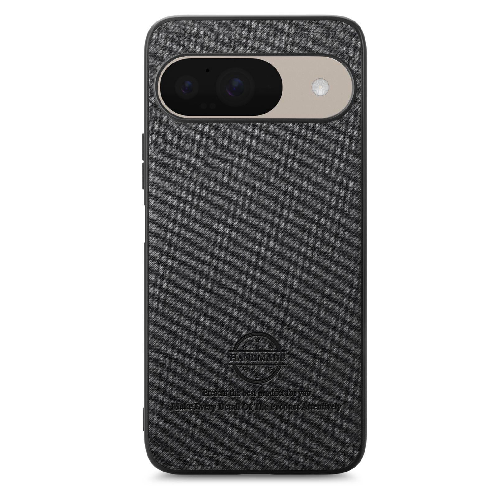 For Google Pixel 9/Google Pixel 9 Pro Leather Phone Back Cover with Cloth Texture Black
For Google Pixel 9/Google Pixel 9 Pro Leather Phone Back Cover with Cloth Texture Black