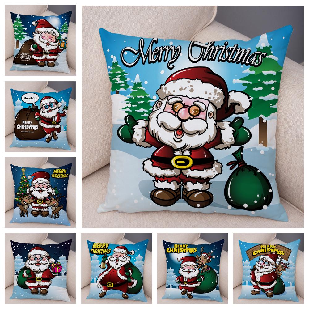 Pillow cover pillowcase christmas gift colorful cute cartoon decoration pillowcase santa claus suitable for home sofa
Pillow cover pillowcase christmas gift colorful cute cartoon decoration pillowcase santa claus suitable for home sofa