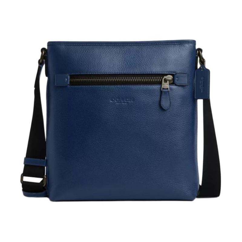 COACH Slim 26 Adjustable Shoulder Strap Pebbled Leather and Smooth Calfskin Shoulder Crossbody Bag Medium Men s Dark Blue синій
COACH Slim 26 Adjustable Shoulder Strap Pebbled Leather and Smooth Calfskin Shoulder Crossbody Bag Medium Men s Dark Blue синій