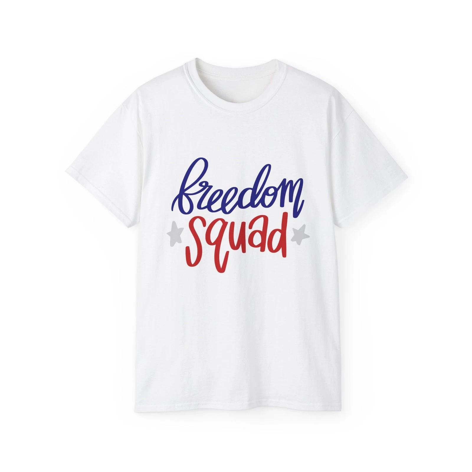 Freedom Squad T shirt | Patriotic Stars Fourth of July Tee S
Freedom Squad T shirt | Patriotic Stars Fourth of July Tee S