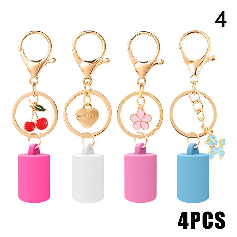 Practical Silicone Keychain Cap Accessories Portable Durable Holder Keychain With Pendant Compatible For Lipgloss Storage Cap as the picture
Practical Silicone Keychain Cap Accessories Portable Durable Holder Keychain With Pendant Compatible For Lipgloss Storage Cap as the picture