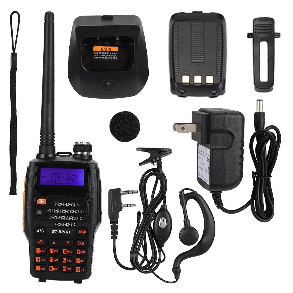 Для GT-3PLUS бездротової VHF UHF радіостанції Walkie Talkie з літій-іонним акумулятором US Plug
Для GT-3PLUS бездротової VHF UHF радіостанції Walkie Talkie з літій-іонним акумулятором US Plug
