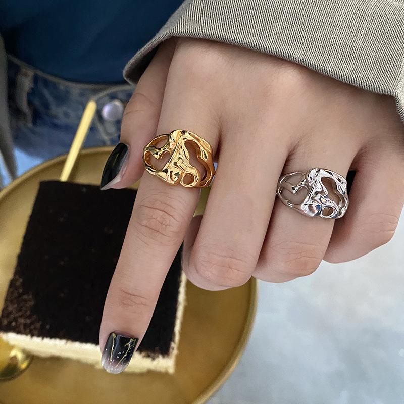 ANENJERY геометрические нерегулярные полые кольца золотого и серебряного цвета для женщин, изысканный уникальный дизайн, ювелирные изделия для вечеринки, подарок серебряный
ANENJERY геометрические нерегулярные полые кольца золотого и серебряного цвета для женщин, изысканный уникальный дизайн, ювелирные изделия для вечеринки, подарок серебряный