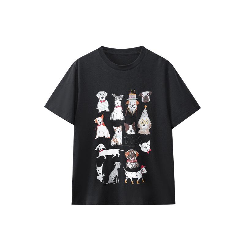 Корейская футболка свободного кроя с круглым вырезом и мультяшным принтом для девочек - ранняя весна 2025 г. Free Size темно-синий
Корейская футболка свободного кроя с круглым вырезом и мультяшным принтом для девочек - ранняя весна 2025 г. Free Size темно-синий