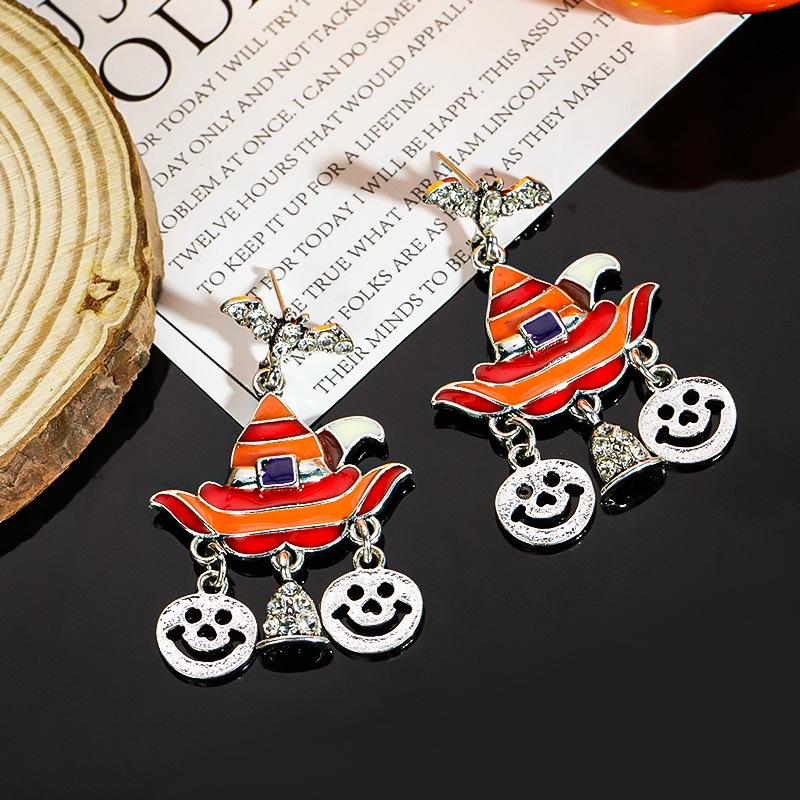 Хэллоуинские мультяшные серьги: Подвески в виде тыквы, призрака и летучей мыши для женщин
Хэллоуинские мультяшные серьги: Подвески в виде тыквы, призрака и летучей мыши для женщин