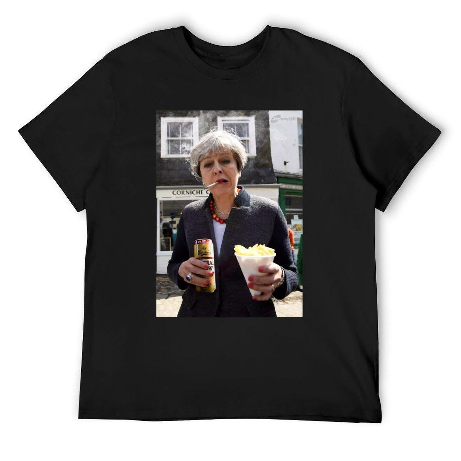 Theresa May - Enjoying some time off T-Shirt summer top aesthetic clothes shirts graphic tee t shirts for men 4XL
Theresa May - Enjoying some time off T-Shirt summer top aesthetic clothes shirts graphic tee t shirts for men 4XL
