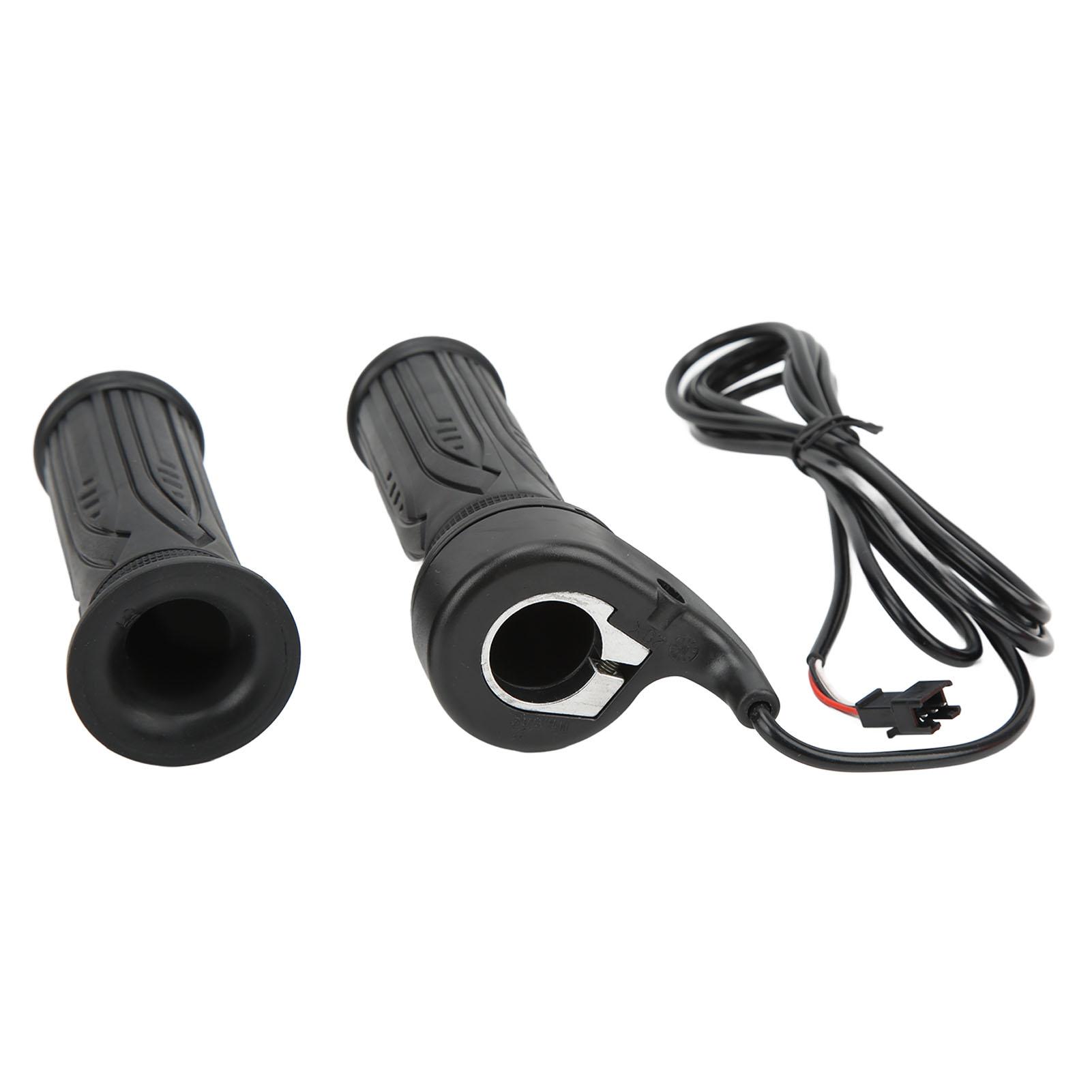 1 Pair Electric Bike Throttle Handle 20X Full Twist Skid Resistance Electric Bike Accelerator Grips with SM Plug
1 Pair Electric Bike Throttle Handle 20X Full Twist Skid Resistance Electric Bike Accelerator Grips with SM Plug