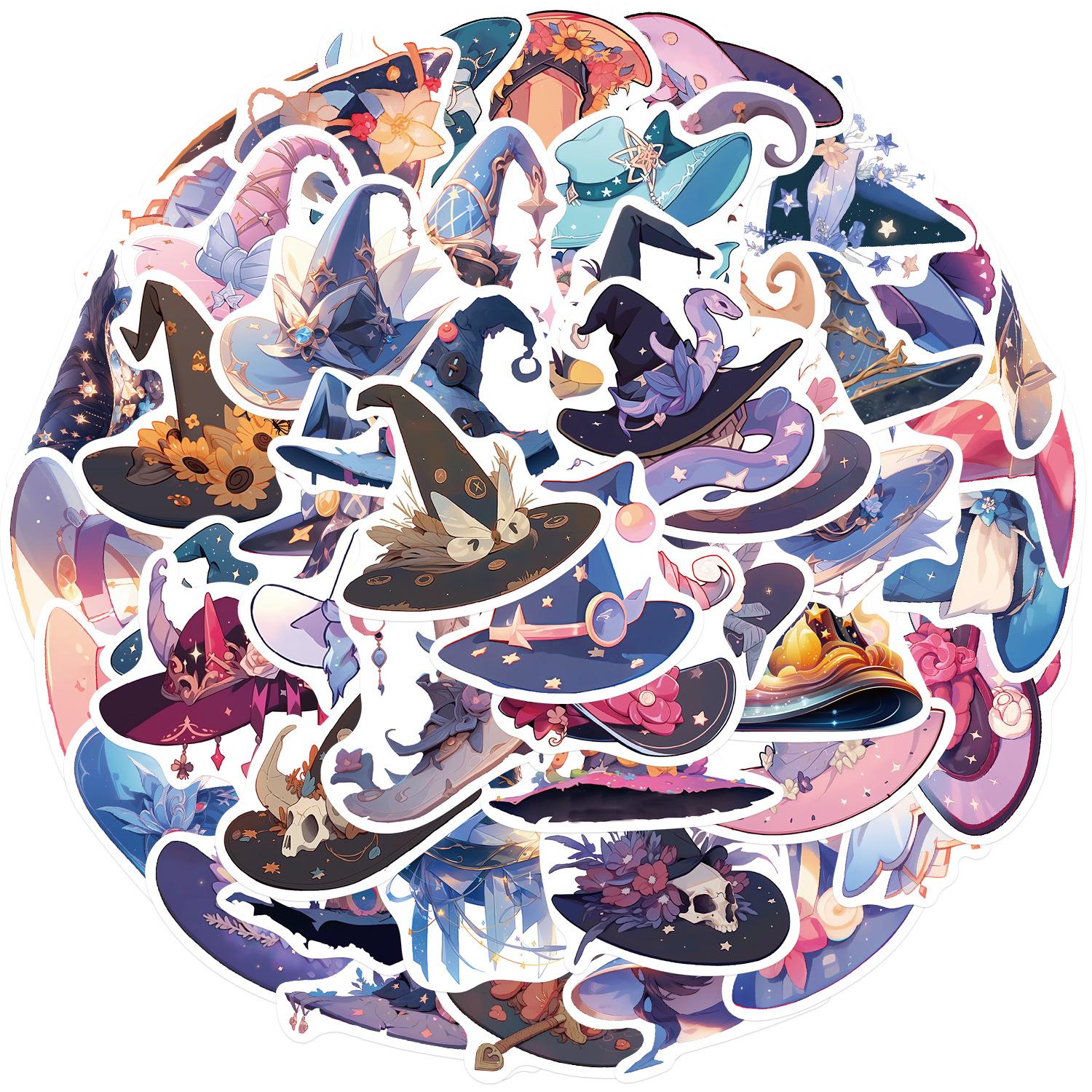 50 Magic Hats Graffiti Stickers Personalized Decorative Guitar Notebook Suitcase DIY Waterproof Stickers
50 Magic Hats Graffiti Stickers Personalized Decorative Guitar Notebook Suitcase DIY Waterproof Stickers