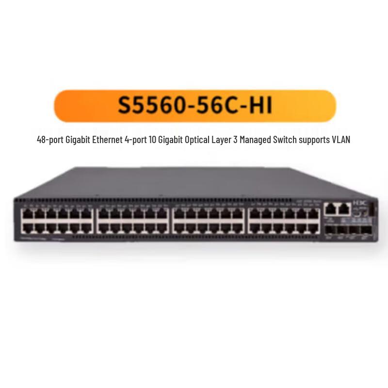 H3C S5560 Series Managed Gigabit Network Switch
H3C S5560 Series Managed Gigabit Network Switch