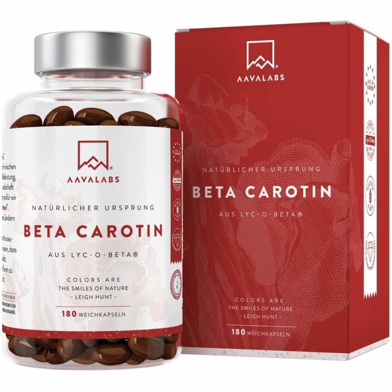 AAVALABS Beta-Carotene 25,000 IU, Lycobeta Origin, 180 Capsules
AAVALABS Beta-Carotene 25,000 IU, Lycobeta Origin, 180 Capsules
