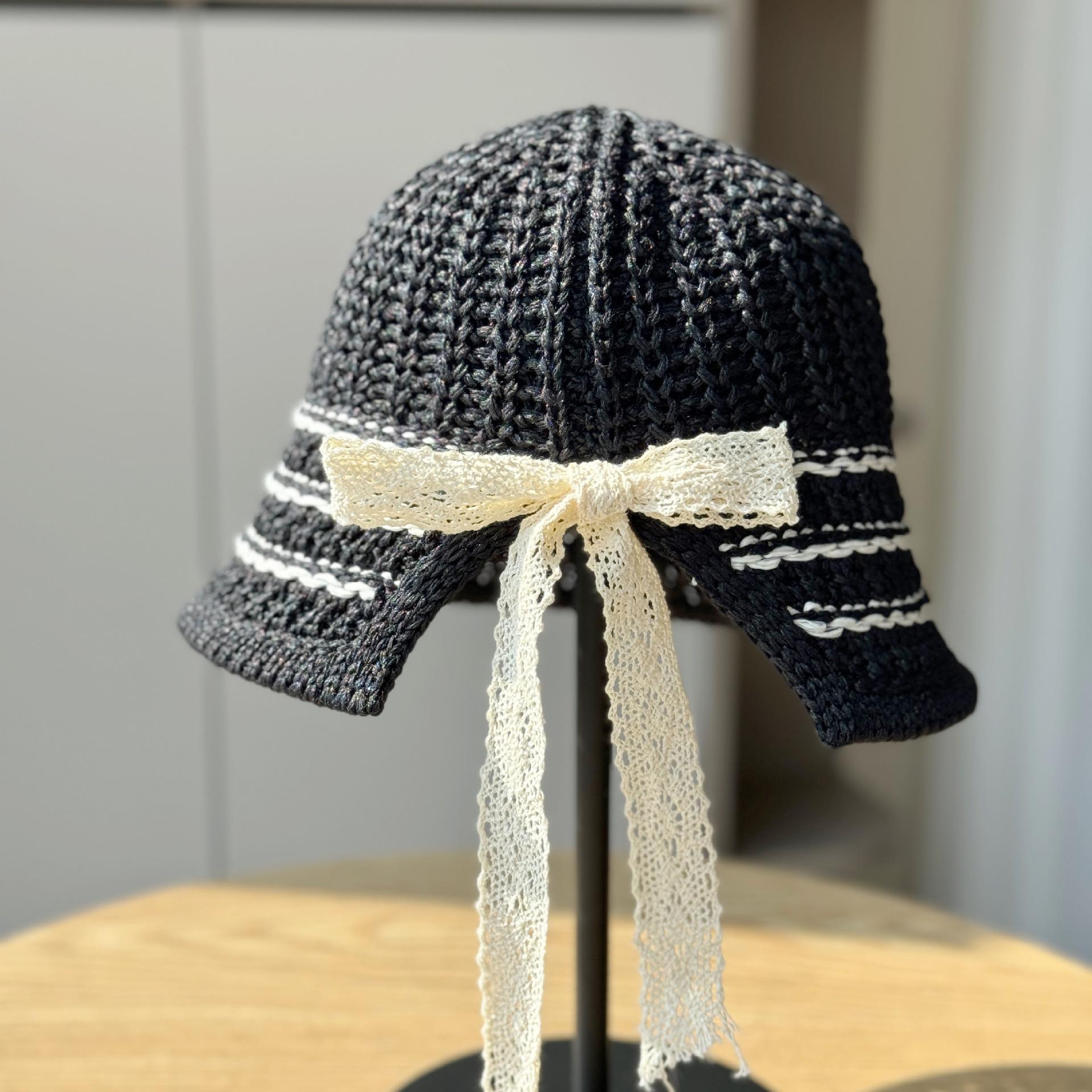 Korean-style thin woven stylish fisherman hat for women, spring and summer, face-slimming, casual and versatile, hollow-out knitted bucket hat Adult54-60Average Size чёрный
Korean-style thin woven stylish fisherman hat for women, spring and summer, face-slimming, casual and versatile, hollow-out knitted bucket hat Adult54-60Average Size чёрный