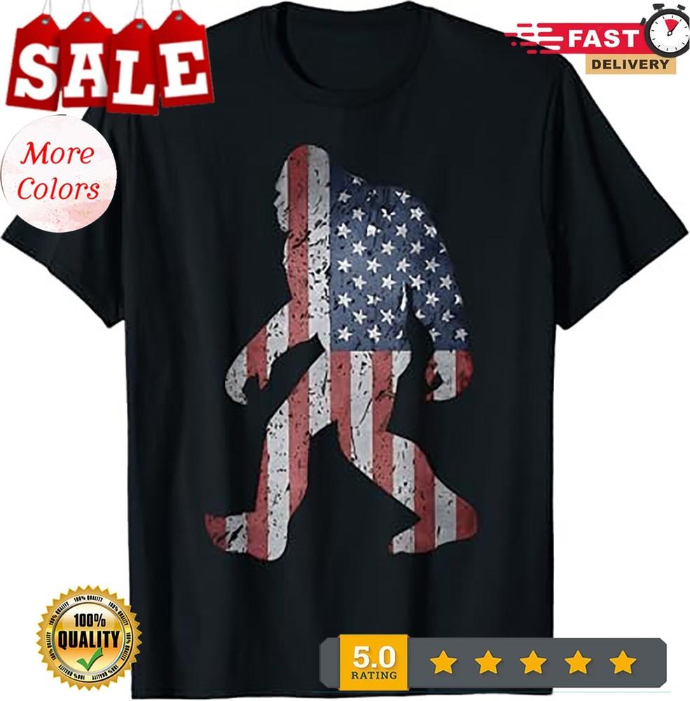 Bigfoot Sasquatch 4th Of July American Flag Patriotic T-Shirt 2XL
Bigfoot Sasquatch 4th Of July American Flag Patriotic T-Shirt 2XL
