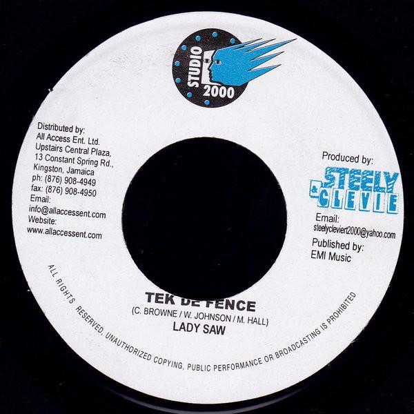 7inch Record LADY SAW - Tek De Fence NONE Studio 2000 2005 Jamaica Reggae, Ska & Dub Used
7inch Record LADY SAW - Tek De Fence NONE Studio 2000 2005 Jamaica Reggae, Ska & Dub Used