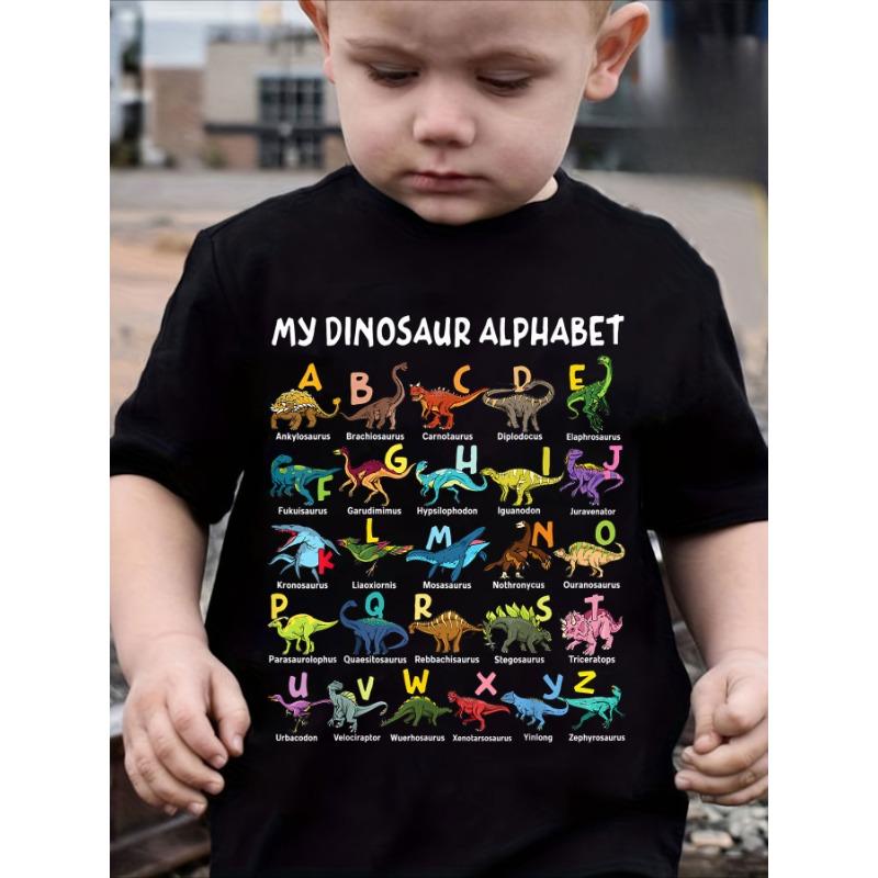 European sizes Summer New Stylish Boys T-Shirt Featuring a Cartoon Dinosaur Print with The Words My DINOSAUR ALPHABET . 98cm чёрный
European sizes Summer New Stylish Boys T-Shirt Featuring a Cartoon Dinosaur Print with The Words My DINOSAUR ALPHABET . 98cm чёрный
