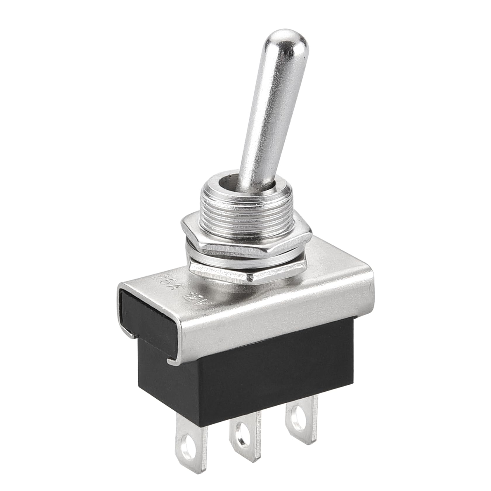 Heschen Metal Toggle Switch Flick Flip 12V 25A ON/ON 2 Position 3 Pin for Car Dash Light
Heschen Metal Toggle Switch Flick Flip 12V 25A ON/ON 2 Position 3 Pin for Car Dash Light