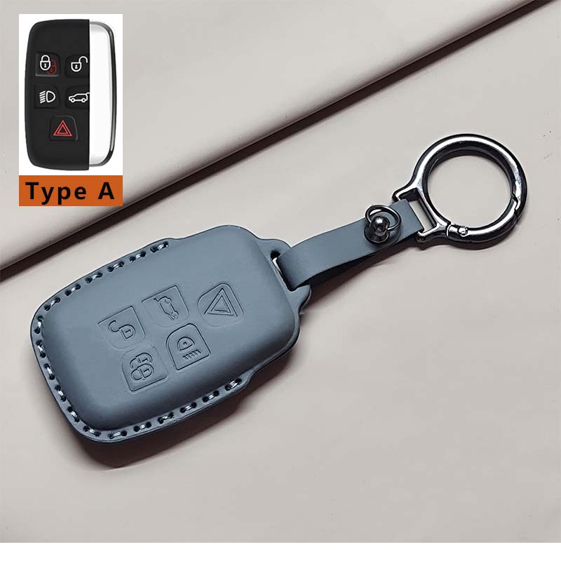 Car Remote Key Case Cover for Evoque Velar Sport Discovery Freelander 2 for JAGUAR XF XJ XE F-PACE F-TYPE Leather Keychain Fob
Car Remote Key Case Cover for Evoque Velar Sport Discovery Freelander 2 for JAGUAR XF XJ XE F-PACE F-TYPE Leather Keychain Fob