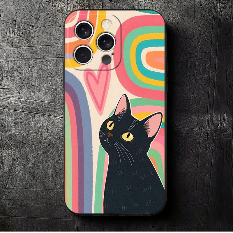 Кот Милый Котёнок Мультяшный Мягкий Чехол для Телефона для iPhone 16 16E 17 Air 15 Pro Max 14 Plus 13 Mini 11 12 7 Черный Чехол Задняя Панель iPhone 11
Кот Милый Котёнок Мультяшный Мягкий Чехол для Телефона для iPhone 16 16E 17 Air 15 Pro Max 14 Plus 13 Mini 11 12 7 Черный Чехол Задняя Панель iPhone 11