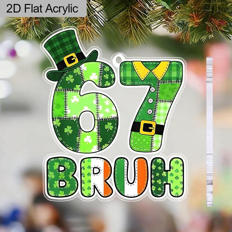 2D Flat Acrylic Irish Theme Decoration, Indoor and Outdoor Decoration - No Battery/electricity Required, Shop Decoration, Durable Outdoo 8*8cm
2D Flat Acrylic Irish Theme Decoration, Indoor and Outdoor Decoration - No Battery/electricity Required, Shop Decoration, Durable Outdoo 8*8cm