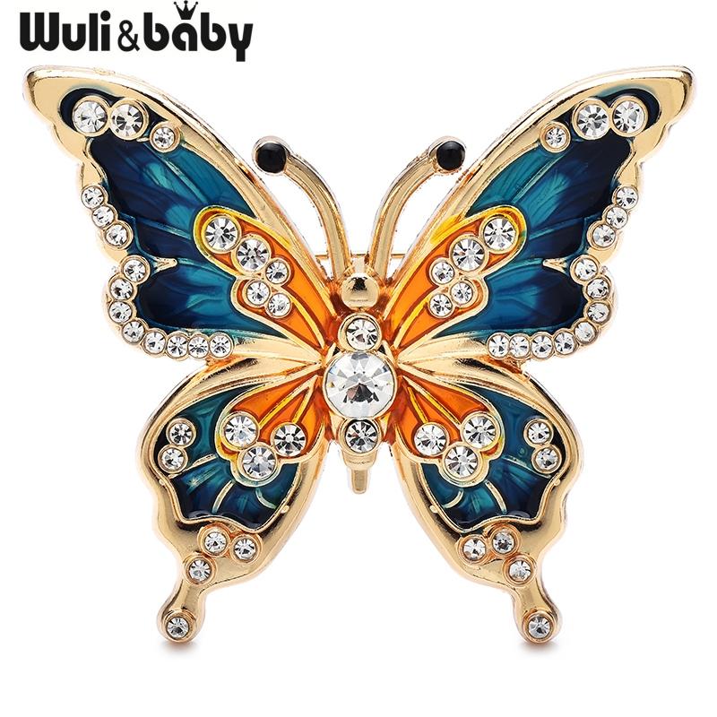 Wuli&baby Classical Butterfly Brooches For Women Unisex 2-color Enamel Lovely Insects Party Casual Brooch Pins Gifts
Wuli&baby Classical Butterfly Brooches For Women Unisex 2-color Enamel Lovely Insects Party Casual Brooch Pins Gifts