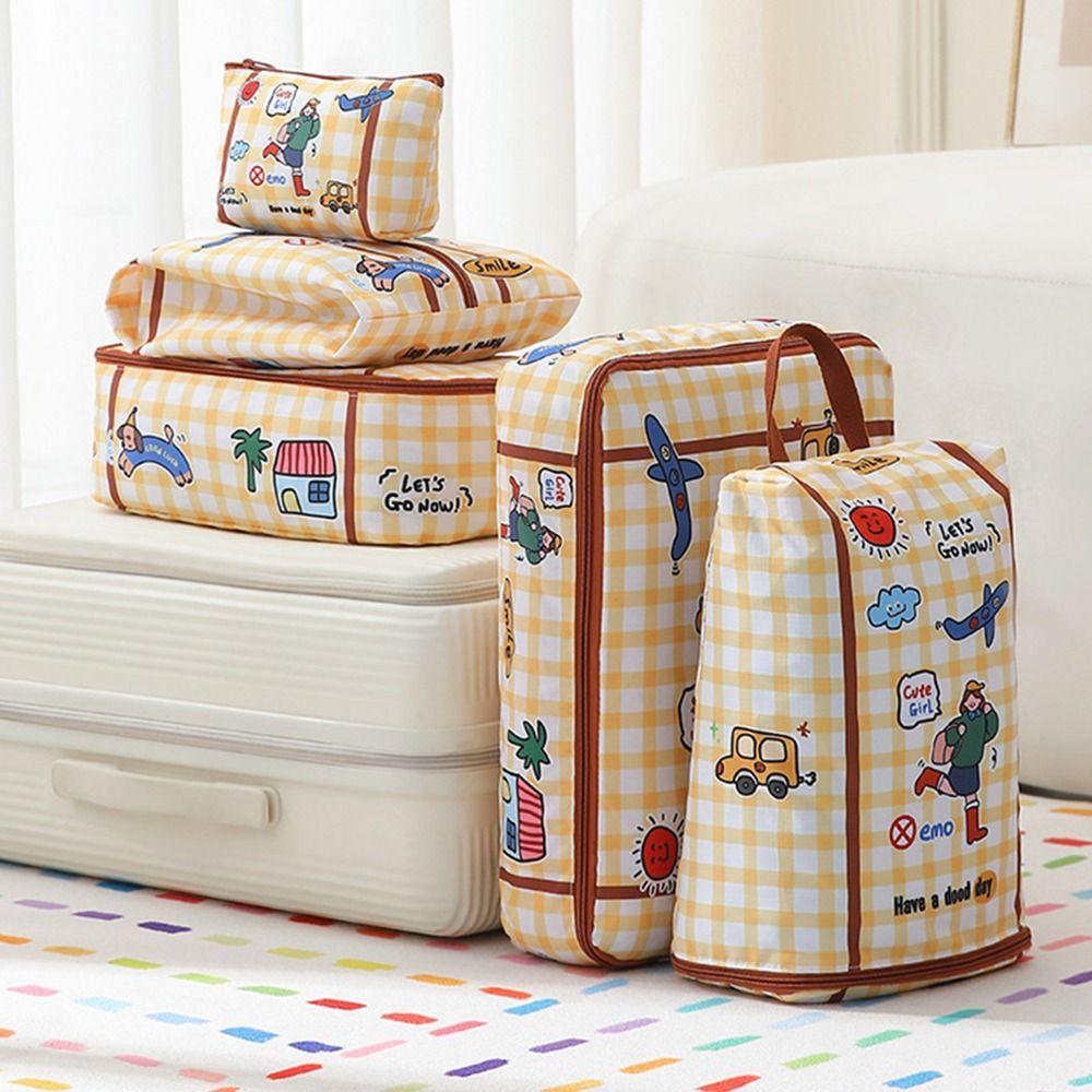 5Pcs/set Large Capacity Travel Storage Case Cartoon Cosmetic Organizer Makeup Travel Bag Home жовтий
5Pcs/set Large Capacity Travel Storage Case Cartoon Cosmetic Organizer Makeup Travel Bag Home жовтий