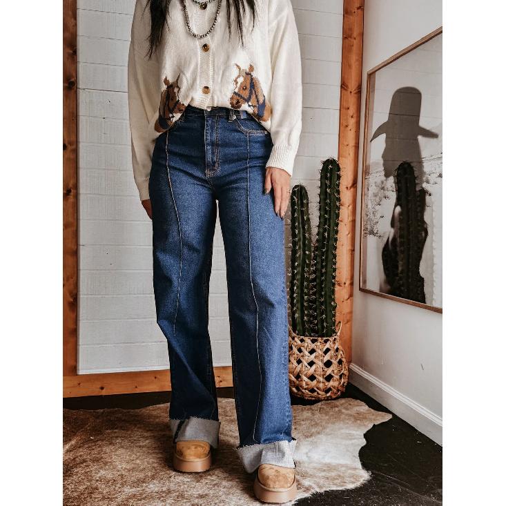 Women s Fashion Casual Washed Stretch Mid-Waist Straight-Leg Jeans XL темно-синього кольору
Women s Fashion Casual Washed Stretch Mid-Waist Straight-Leg Jeans XL темно-синього кольору