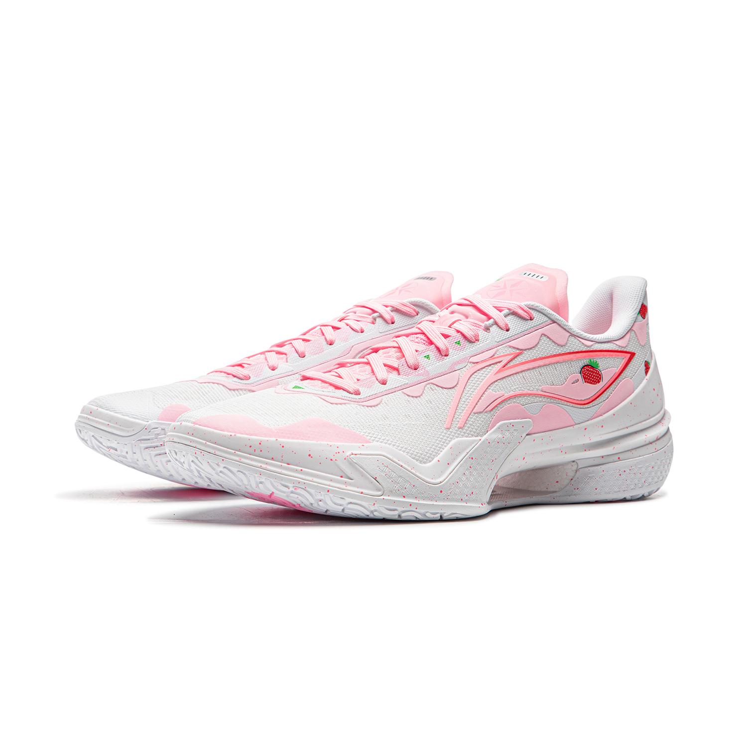 Новые LiNing Knife 5 с противоскользящим покрытием, легкие, с отскоком, низкие баскетбольные кроссовки для выступлений, мужские, бело-розовые ABAU101-10 40
Новые LiNing Knife 5 с противоскользящим покрытием, легкие, с отскоком, низкие баскетбольные кроссовки для выступлений, мужские, бело-розовые ABAU101-10 40