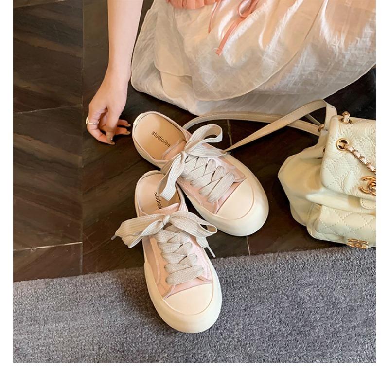 Sheepskin version bag head half slippers women s summer wear thick bottom heightening lace-up casual sports slippers 35
Sheepskin version bag head half slippers women s summer wear thick bottom heightening lace-up casual sports slippers 35