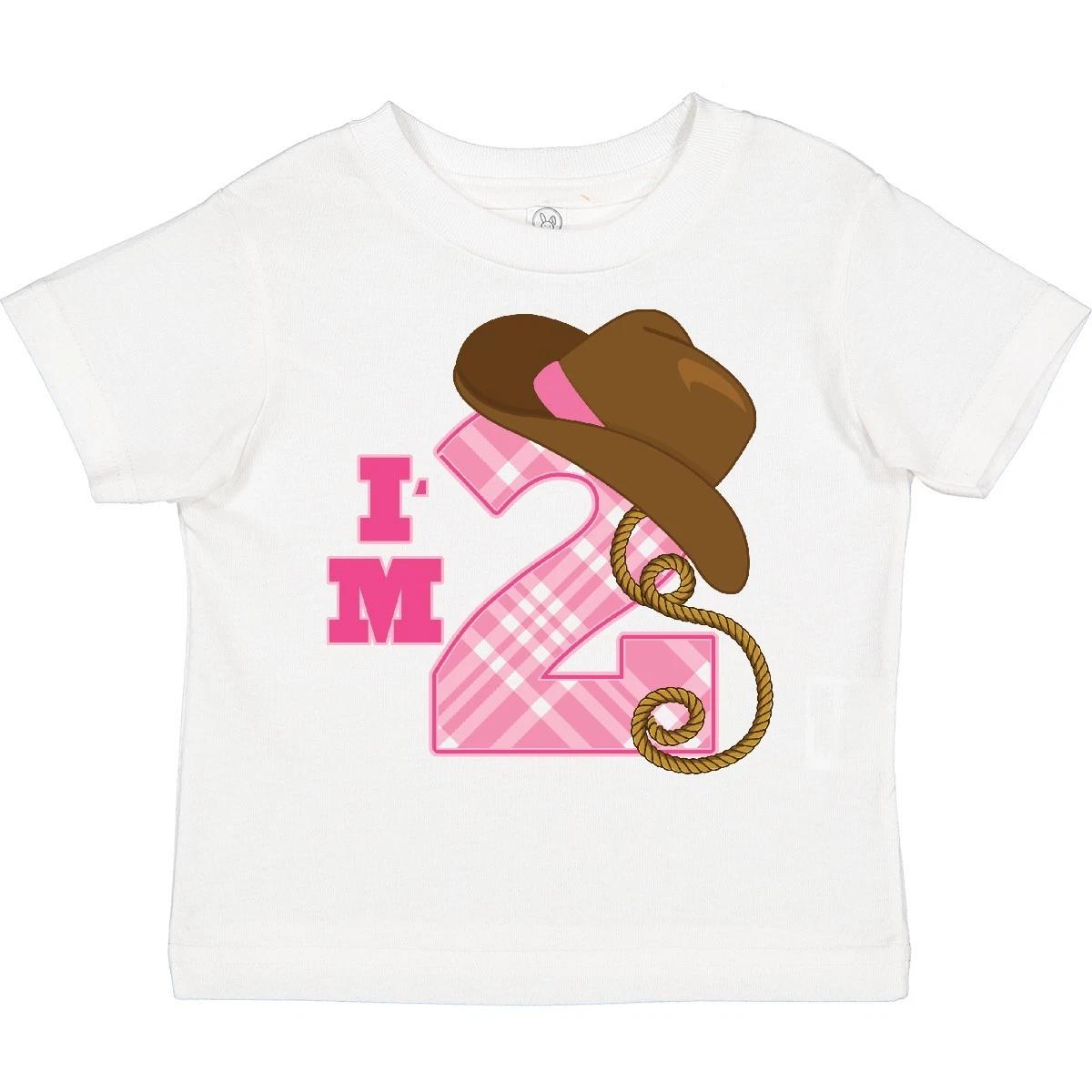 Inktastic 2nd Birthday 2 Year Old Cowgirl Hat Toddler kids boys T-Shirt Two Im Childs Rope 110
Inktastic 2nd Birthday 2 Year Old Cowgirl Hat Toddler kids boys T-Shirt Two Im Childs Rope 110