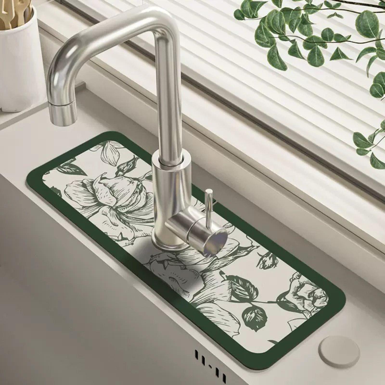 Kitchen Tools Household Faucet Mats Soft Diatomite Material Absorbent Mats Bathroom Sink Mats Easy To Clean Small Tools зелёный
Kitchen Tools Household Faucet Mats Soft Diatomite Material Absorbent Mats Bathroom Sink Mats Easy To Clean Small Tools зелёный