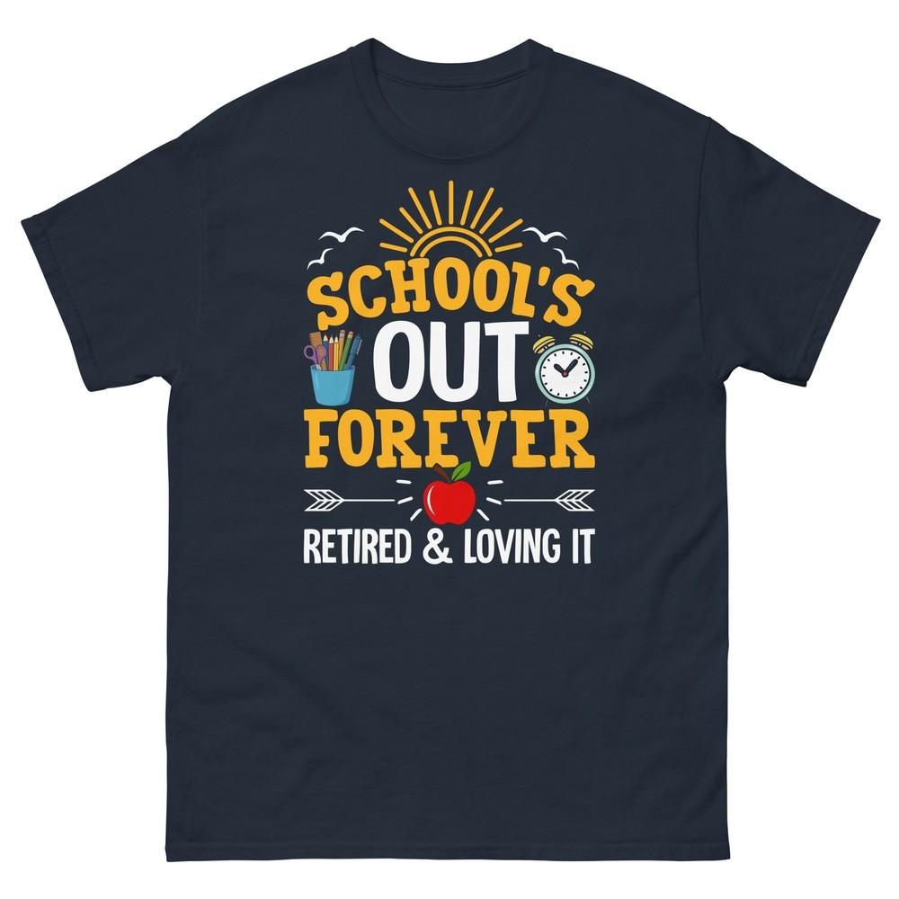 School’s Out Forever Retired and Loving It Teacher Retirement Unisex Classic Tee 4XL
School’s Out Forever Retired and Loving It Teacher Retirement Unisex Classic Tee 4XL