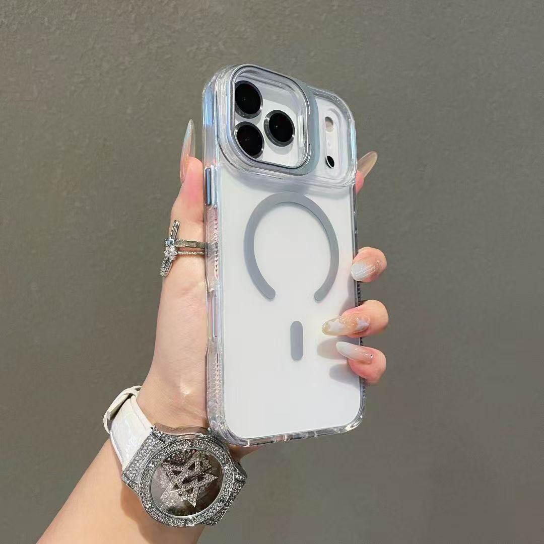 Matte Magnetic Adsorption Phone Case for iPhone 17 Pro Max with iPhone 16 Lens Bracket & Screen Protector 14. 16
Matte Magnetic Adsorption Phone Case for iPhone 17 Pro Max with iPhone 16 Lens Bracket & Screen Protector 14. 16