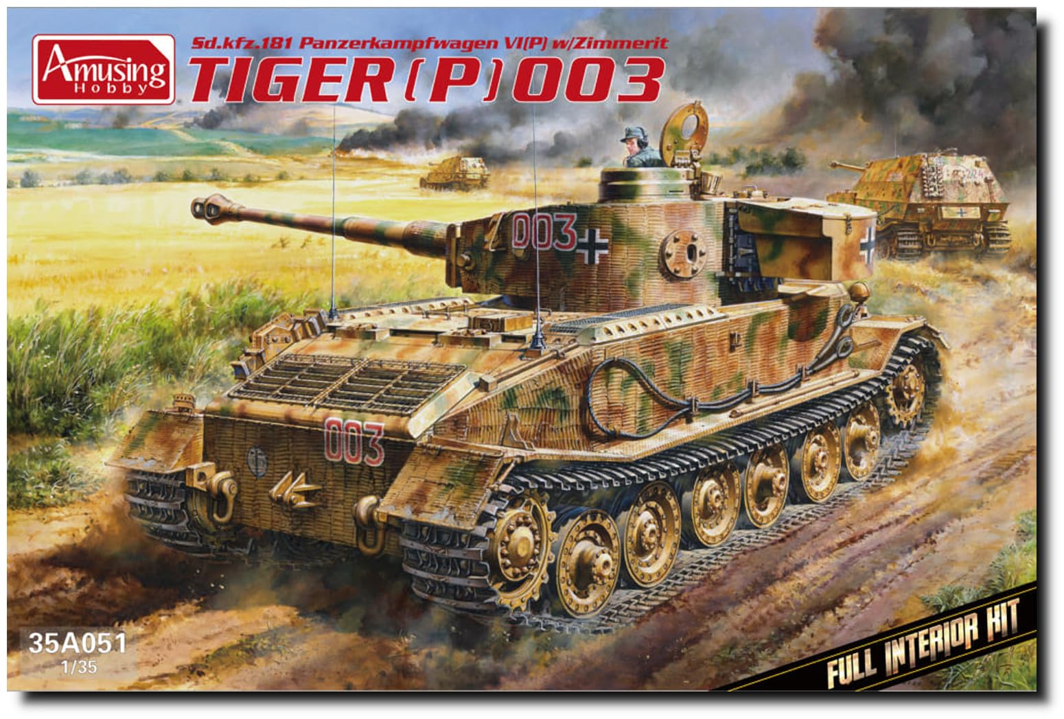 Amusing Hobby Німецький Тигр 003 Повний інтер єр Пластикова модель AMH35A051 1/35 (п)
Amusing Hobby Німецький Тигр 003 Повний інтер єр Пластикова модель AMH35A051 1/35 (п)