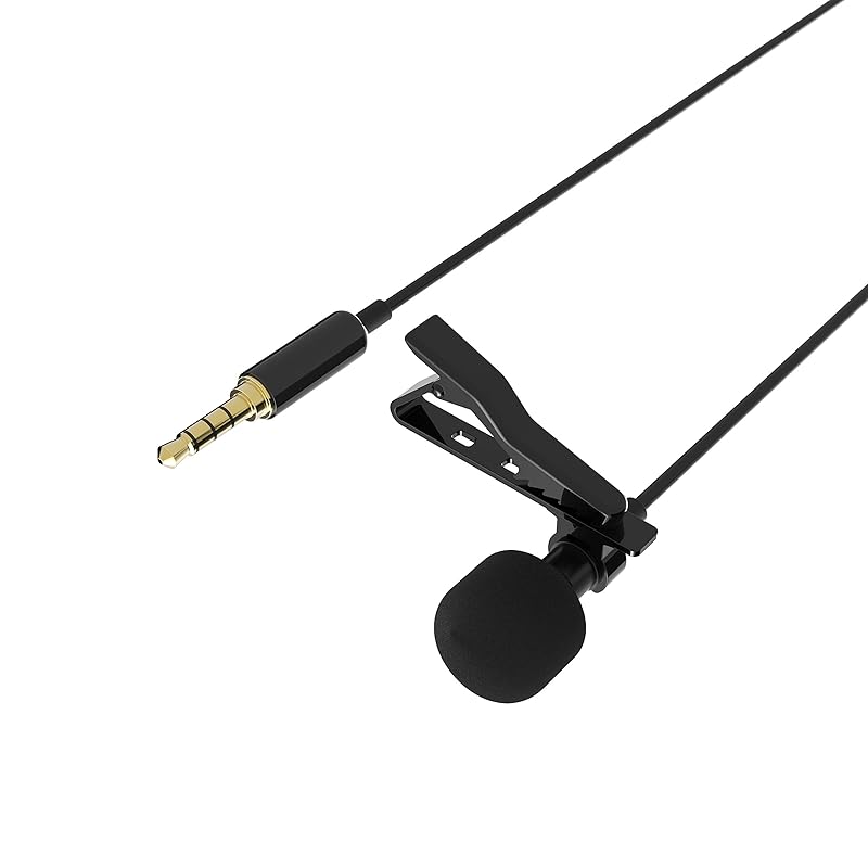SABRENT small type omnidirectional condenser microphone iPhone & For Android smartphones and other mobile devices (AU-SMCR)
SABRENT small type omnidirectional condenser microphone iPhone & For Android smartphones and other mobile devices (AU-SMCR)
