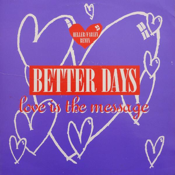 12-дюймовая пластинка BETTER DAYS Love Is The Message Heller Farle VSTX1293 VIRGIN 1990 UK Танцевальная Электроника Б/у
12-дюймовая пластинка BETTER DAYS Love Is The Message Heller Farle VSTX1293 VIRGIN 1990 UK Танцевальная Электроника Б/у