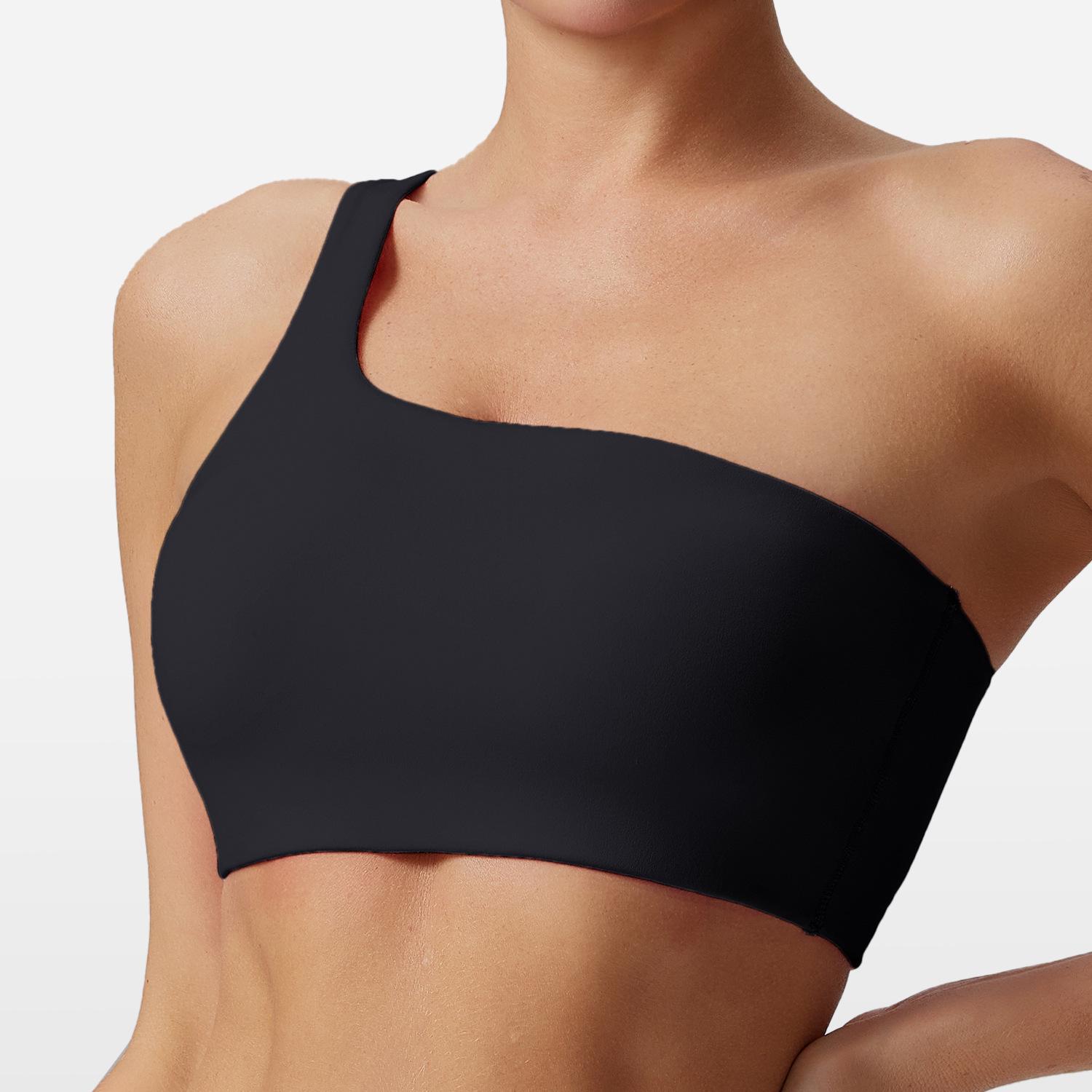 Женский сексуальный кросс-бордерный спортивный бюстгальтер на одно плечо - Дизайн с вырезами для высокоинтенсивного бега и йоги XL чёрный
Женский сексуальный кросс-бордерный спортивный бюстгальтер на одно плечо - Дизайн с вырезами для высокоинтенсивного бега и йоги XL чёрный