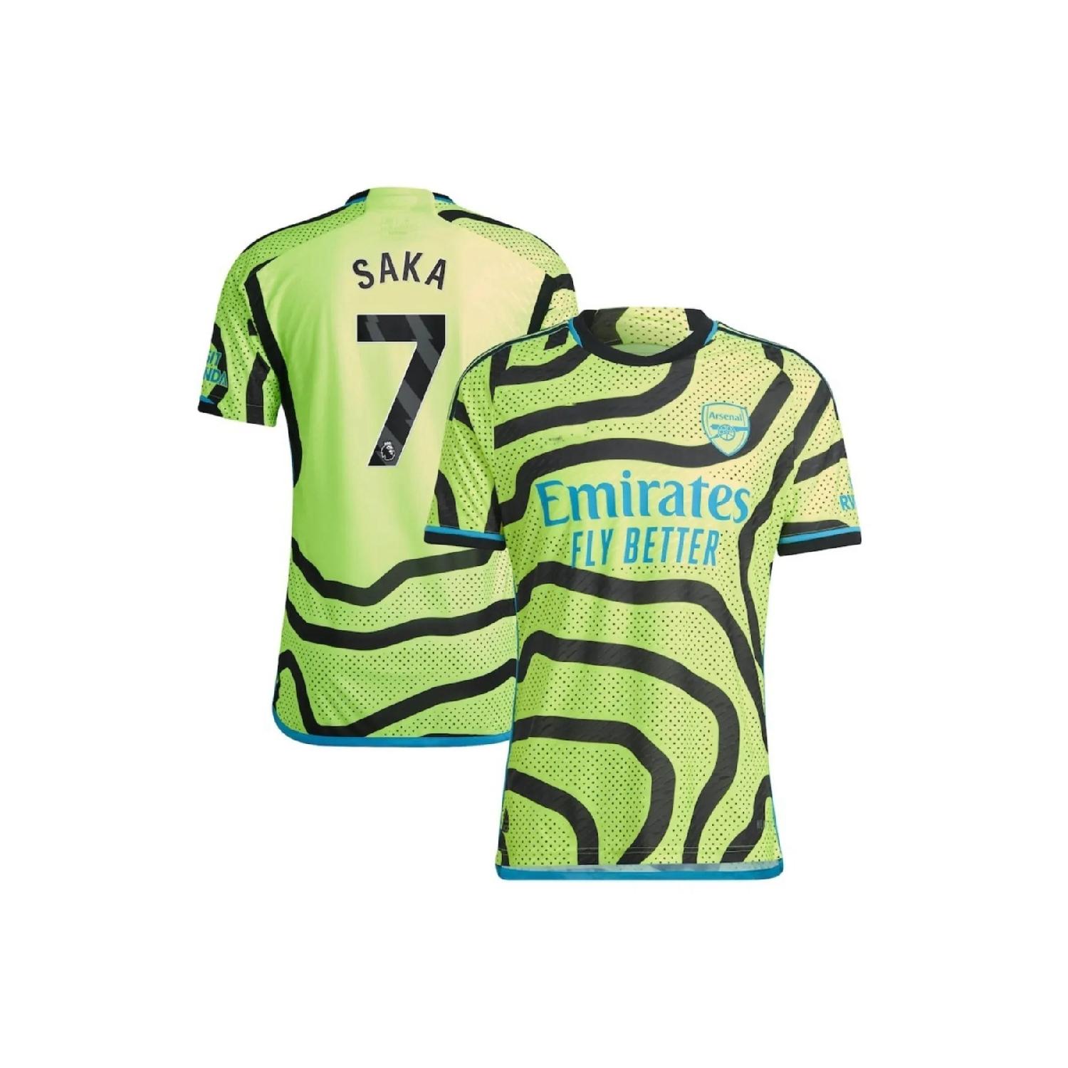 Альтернативная майка нового сезона «Арсенал» 2023/24 Букайо Сака (свинцово-зеленый)
Альтернативная майка нового сезона «Арсенал» 2023/24 Букайо Сака (свинцово-зеленый)