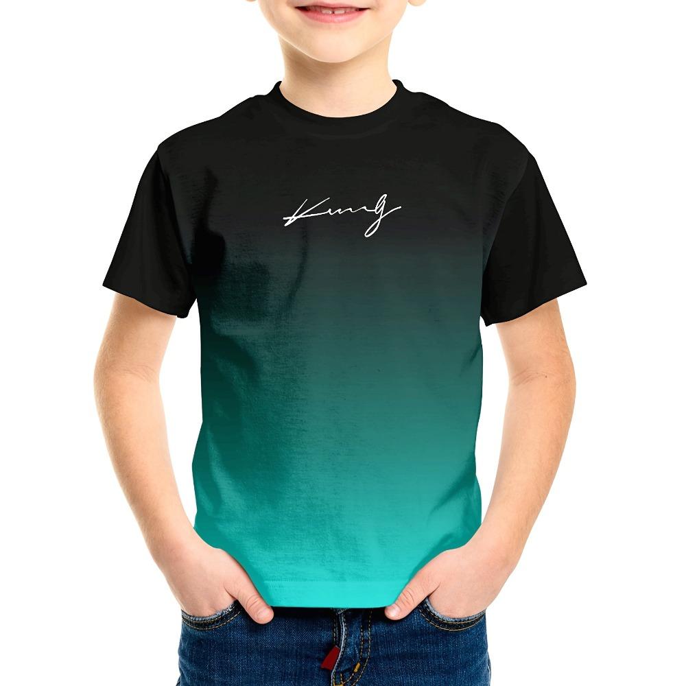 Boys Fashion Green Gradient 3D Printed Casual T-shirt - Round Neck Short sleeved Summer Top, Boys T-shirt, Multi functional, Fashionable Trend 140
Boys Fashion Green Gradient 3D Printed Casual T-shirt - Round Neck Short sleeved Summer Top, Boys T-shirt, Multi functional, Fashionable Trend 140