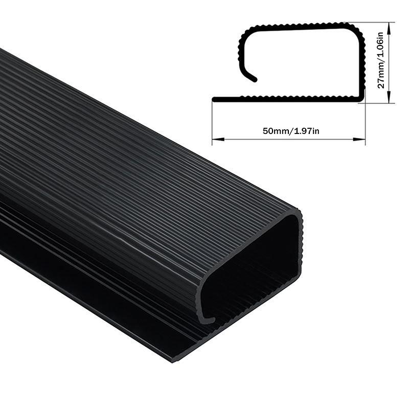 40Cm/15.75Inch Under Desk Cable Management Tray Pvc Power Wire Hider Strip Cord Holder Wire Organizer Cable Raceway чорний
40Cm/15.75Inch Under Desk Cable Management Tray Pvc Power Wire Hider Strip Cord Holder Wire Organizer Cable Raceway чорний