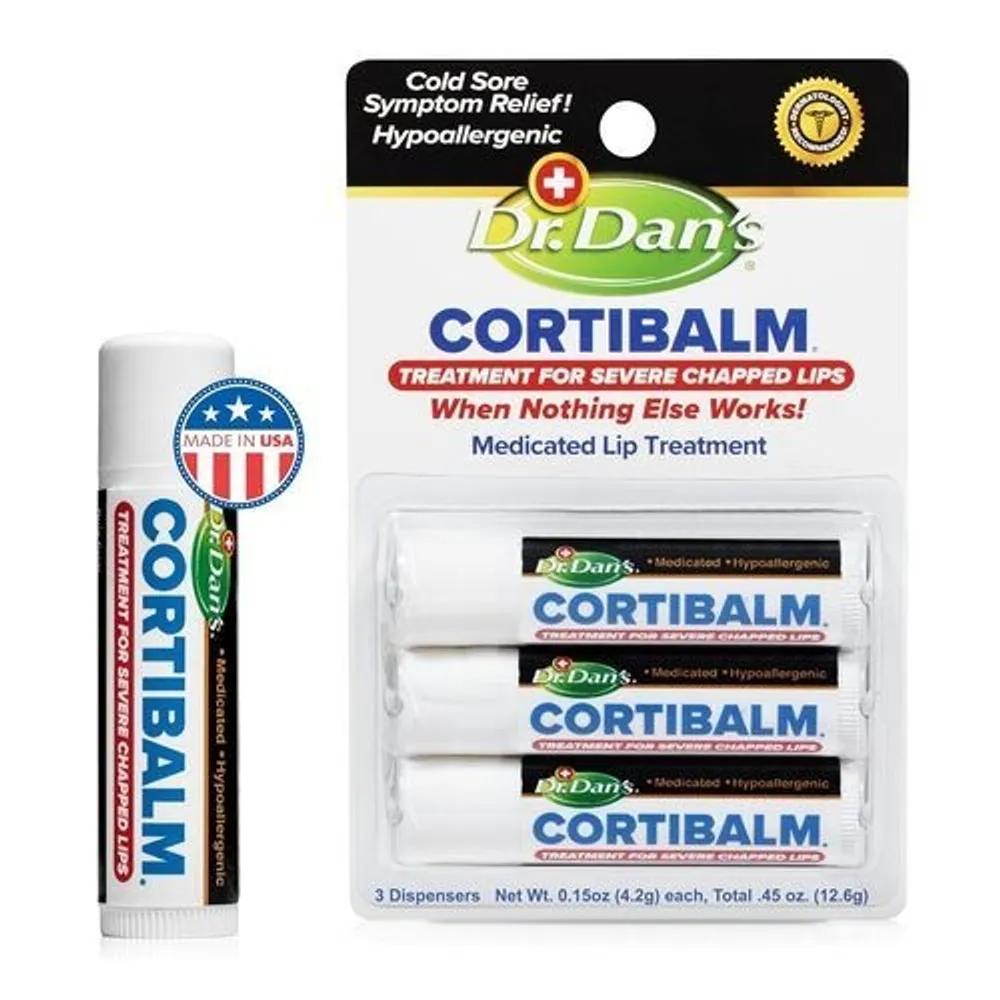 Dr. Dans Cortibalm Lip Balm 3-Pack
Dr. Dans Cortibalm Lip Balm 3-Pack