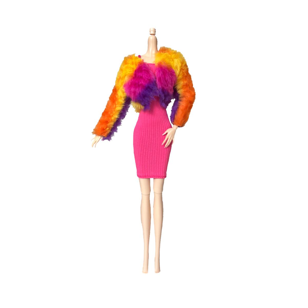 Doll Clothing 30Cm Fashion Supermodel Doll Clothes Knitted Hip Dress+Plush Jacket Daily Wear Accessorie 1/6 Doll Dress Up Clothe No dolls
Doll Clothing 30Cm Fashion Supermodel Doll Clothes Knitted Hip Dress+Plush Jacket Daily Wear Accessorie 1/6 Doll Dress Up Clothe No dolls