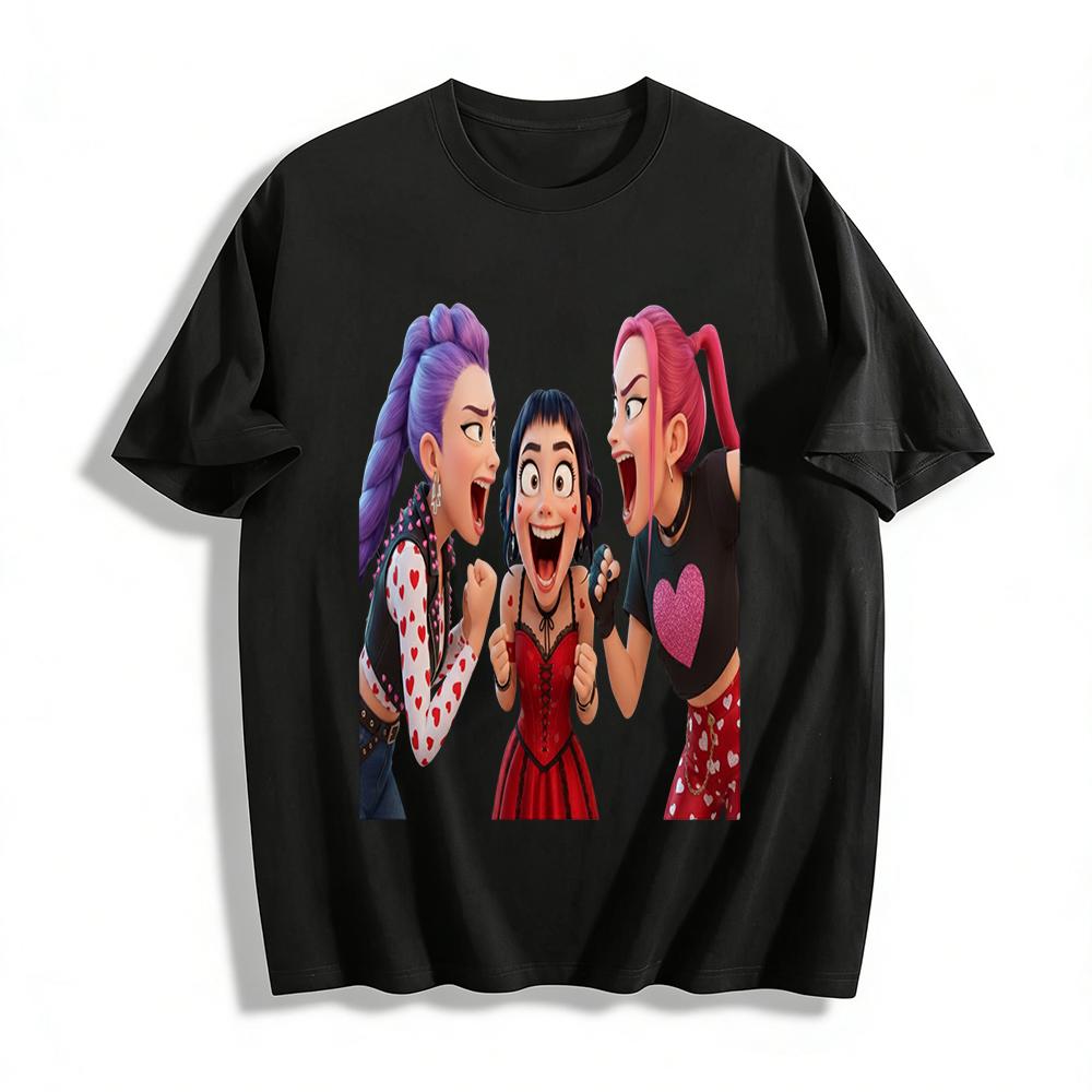 Besties Squad Graphic Tee, Cool Punk Style Printed Top, Trendy Eye-catching Shirt For Daily Wear & Hangouts Pure cotton T-shirt 6XL
Besties Squad Graphic Tee, Cool Punk Style Printed Top, Trendy Eye-catching Shirt For Daily Wear & Hangouts Pure cotton T-shirt 6XL