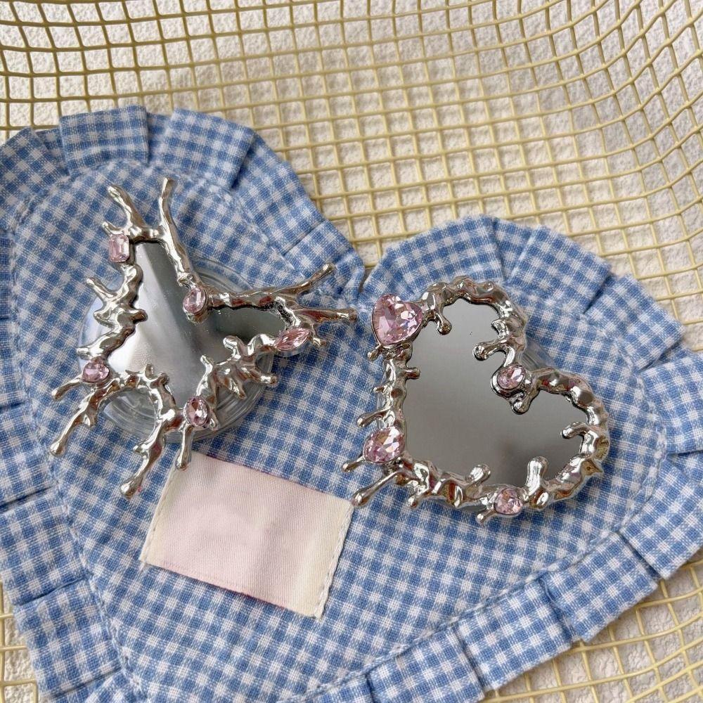 Heart Irregular Mirror Sweet Portable Mirror Craetive Mini Y2K Mirror Craft Decor Double Sided Adhesive B
Heart Irregular Mirror Sweet Portable Mirror Craetive Mini Y2K Mirror Craft Decor Double Sided Adhesive B
